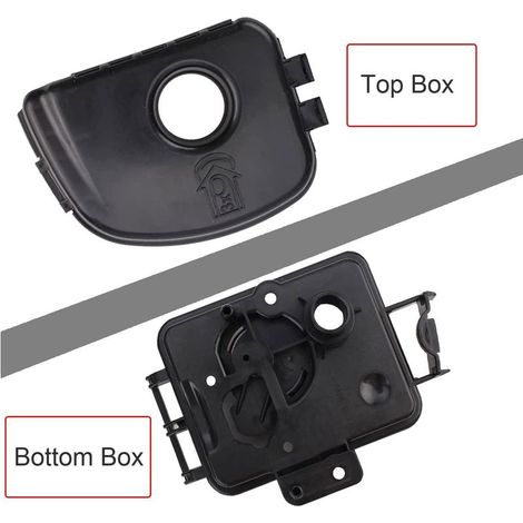 Base de filtre à air 595663, couvercle de filtre à air 595660 et filtre en mousse de rechange pour filtre à air 799579 pour tondeuse à gazon Briggs Stratton 450E 50E 550EX (1/5)
