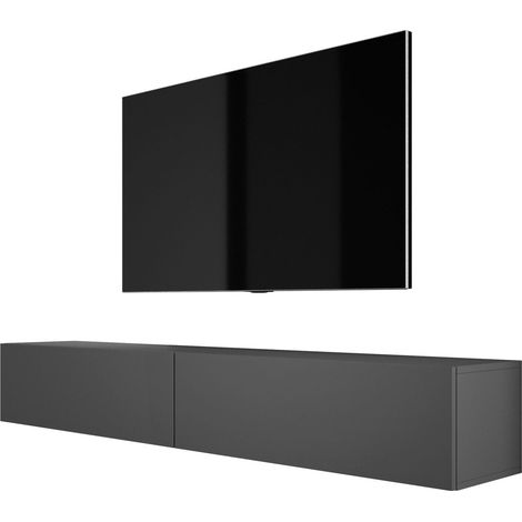 Mobile TV sospeso, (2 x 100) x 34 x 32 cm, Antracite (1/4)