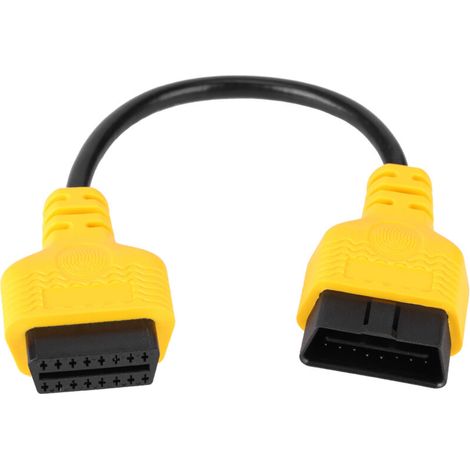 Cble d'extension OBD2 11,8 pouces, 16 broches mle à femelle, connecteur de cordon d'extension, adaptateur de Diagnostic (1/5)