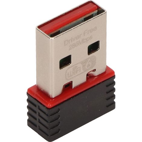 Universeller 300-Mbit/s-USB-WLAN-Adapter, Mini-WLAN-Netzwerkkarte, WLAN-Dongle für Laptops (1/5)