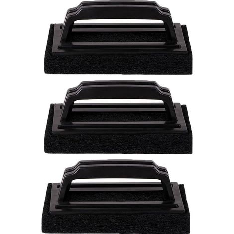 3 Pièces Brosse Plancha, Brosse Grille Barbecue, Brosse Barbecue, Kit de Nettoyage 3 Pièces pour Barbecue, Convient pour La Cuisine, Barbecue Extérieur Grill Nettoyage Taches