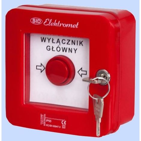 Interruptor de alarma con bloqueo 2Z 2R 12A /interruptor principal/ IP55 WGZ-4s 921493