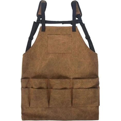 Tablier multipoches pour jardin, électricien, quincaillerie, entretien, pièces détachées, organisateur d'outils, peinture à l'argile (1/5)