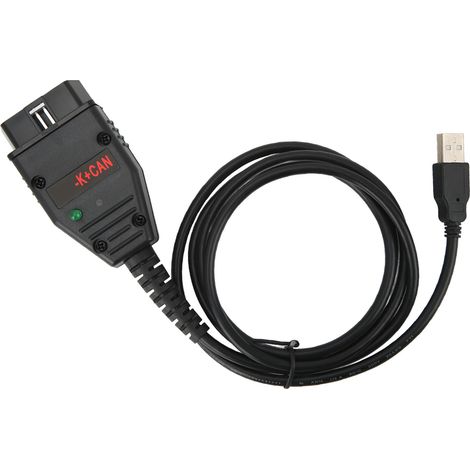 Le câble de diagnostic VAG K+CAN OBD2 Commander 1.4 FT232RL est adapté à la détection des pannes dans les véhicules Audi et Volkswagen.