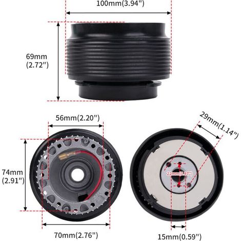 Support de volant SU-5 pour Suzuki Alto SU-5 (1994-2015). Un support de volant pour Suzuki Alto SU-5 (1994-2015). (1/4)