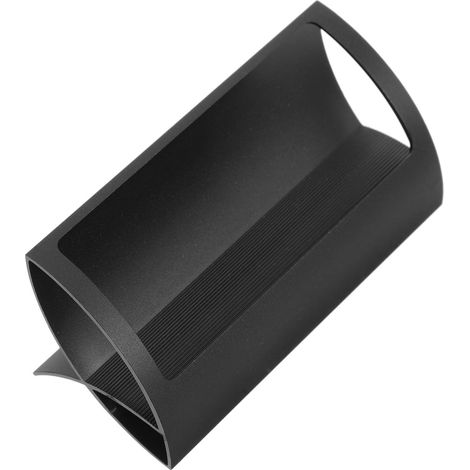 Visitenkartenhalter aus Metall in Schwarz Stabiler