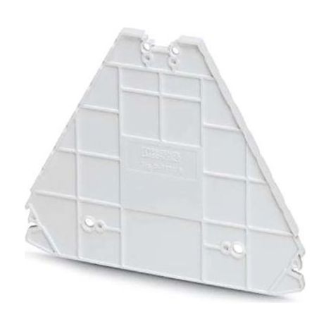 Flasque d'extrémité Phoenix Contact, série D-PTRV 8 WH pour Bornier ( Prix pour Paquet de 10 )
