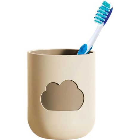 Gobelet de rince-bouche simple, porte-brosse à dents en PP, rince-bouche de style moderne à la mode, portables, incassable (1/5)