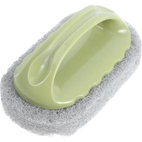 Cepillo de limpieza suave con mango para baño, piscina, cocina y suelos cepillo de fregar que no raya para tareas de limpieza.