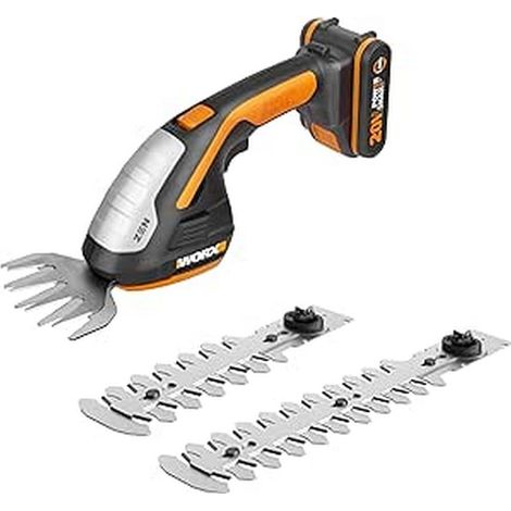 WORX WG801E Forbice Elettrica a Batteria 20V, con 3 Lame Intercambiabili in Dotazione (1/5)