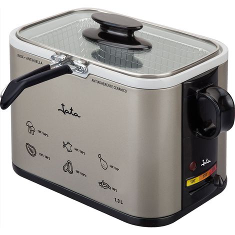 Freidora Electrica 1Lt 1000W Metal Frr-326E Jata