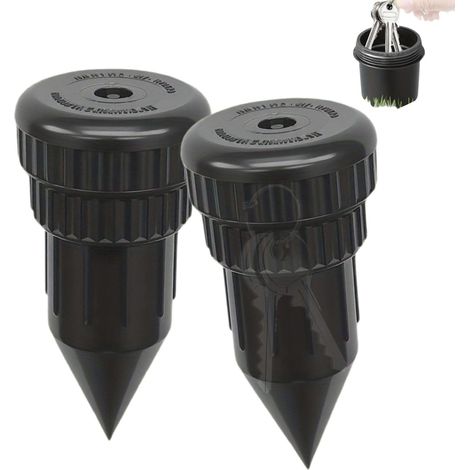 Lot de 2 cachettes à clés pour l'extérieur, coffre-fort caché pour jardin et terrasse, cachette secrète étanche et résistante aux intempéries pour clés, argent ou petits objets (1/5)