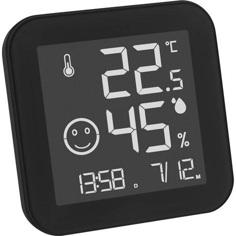 TFA Dostmann BLACK & WHITE Termoigrometro Nero 30.5054.01 (1/5)