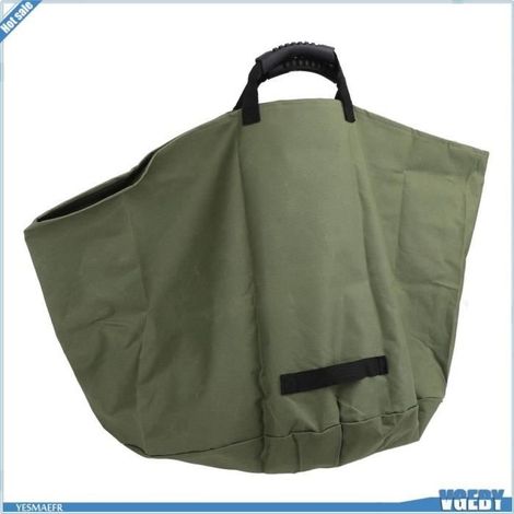 (Vert) Sac à feuilles tombées Sac de rangement pour feuilles mortes, avec poignées en caoutchouc, cadre jardin outils Vert OD (1/4)