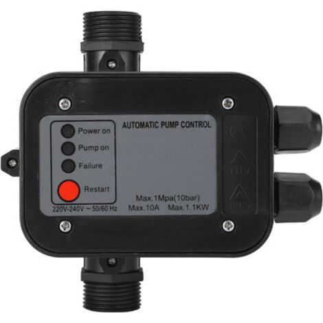 Pompe de surface auto-amorçante 220 V – Pompe centrifuge ou à jet avec interrupteur de pression intégré – Débit jusqu’à 60 L/min – Puissance 1,1 kW – Protection IP65 – Pour eau claire, jardin, arrosag (1/5)