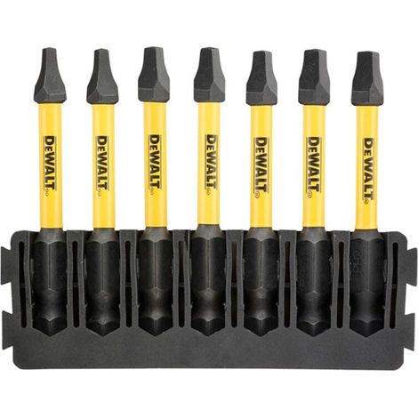 DeWALT Zubehör - Schraubendreher Bit-Set SQ, 7-teilig DT70824