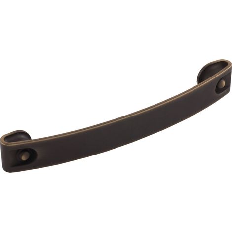 Estamp Griff Flexo LA 160mm - Möbelgriff Breite 185,8mm - Schrankgriff im Industrie-Look, Zinkdruckguss Bronze industriell (1/5)