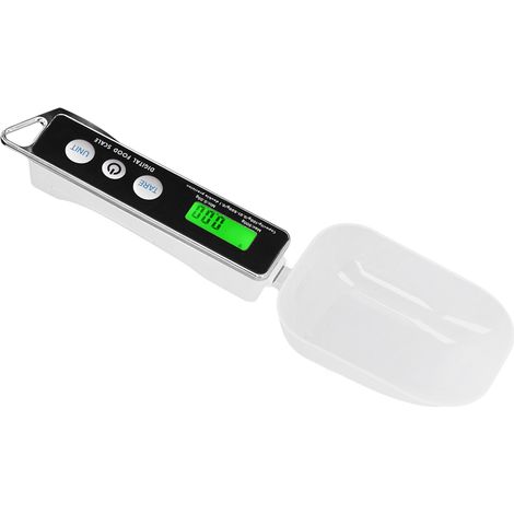 Balance Cuisine Numérique Portable 500g/0.1g en Acier Inoxydable pour Farine, Thé et Épices - Noir (1/5)