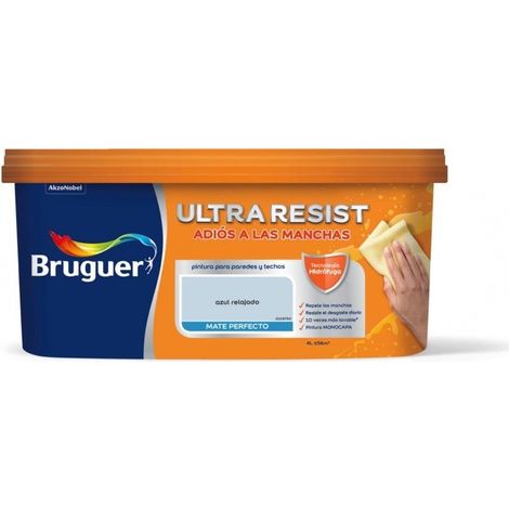 Bruguer ULTRA RESIST Pintura para paredes ultra lavable Azul Relajado 4L (1/2)