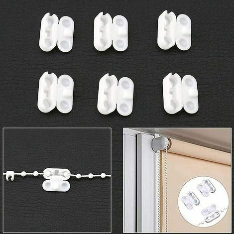 VURAHOME - Kit de réparation de Stores verticaux, Accessoires pour store vertical, Bas Poids Chaîne Connecteurs Kit de remplacement pour les lattes de 127mm (1/5)