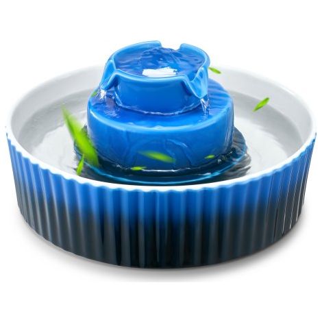 Fontaine à Eau Chat Céramique - 2 - 1 L Distributeur Eau Chat (1/5)