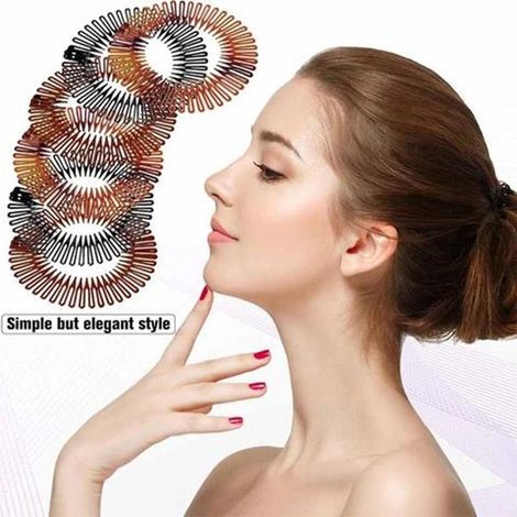 Bandeau Élastique Cheveux Crépus Accessoire Coiffure Afro Naturelle Tresse (1/5)