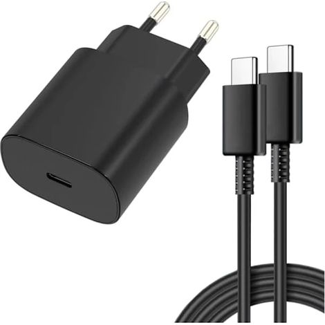 Chargeur iPhone (1 unité) - Chargeur rapide - Adaptateur + câble de 2 m 20 W Lightning Blanc (1/5)