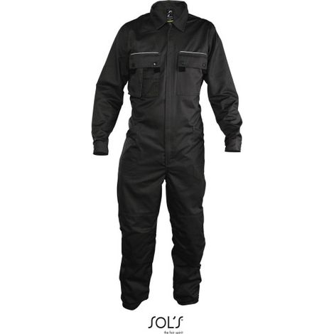 Buzo De Trabajo Con Cremallera Simple SOL'S SOLSTICE PRO XL Gris oscuro