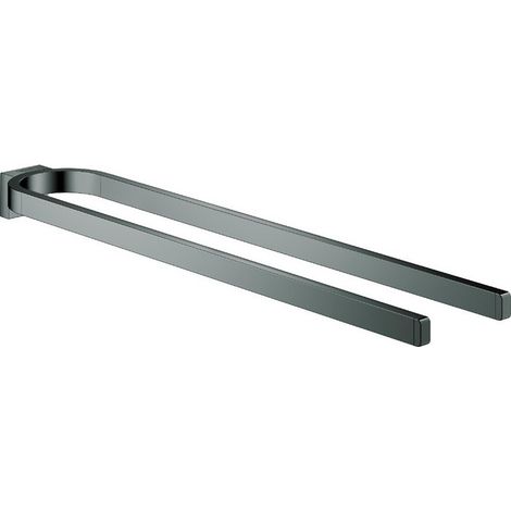 Porte-serviettes GROHE SELECTION 400 n rigide 2 bras graphite dur