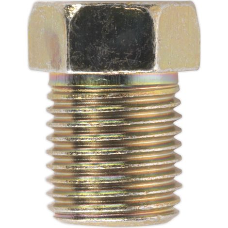 Sealey Brake Pipe Nut M10 x 1mm Full Thread Male Pack of 25 BN10100FT