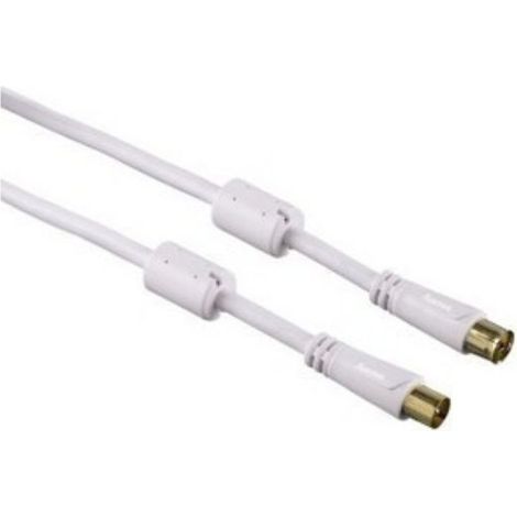 Hama 5m Antennen-Kabel Koax 3-fach geschirmt vergoldet