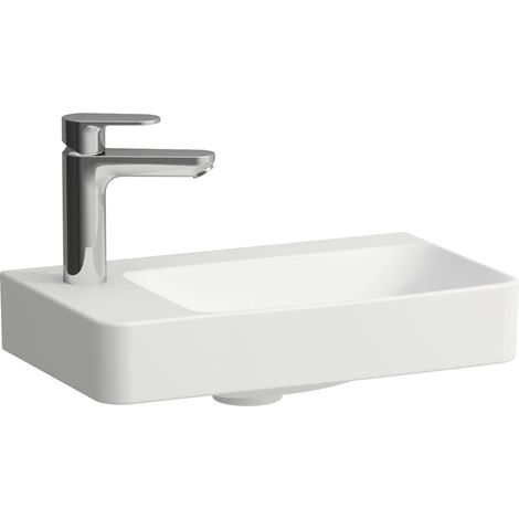 LAUFEN PRO X Handwaschbecken Compact, Hahnlochbank links, 1