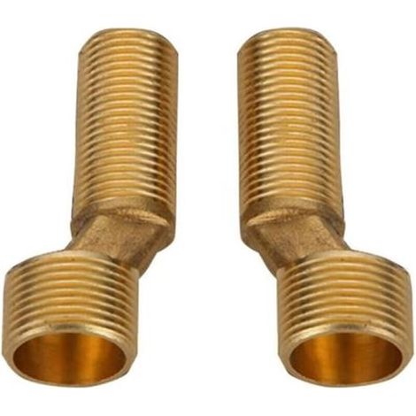 BUNTHAUS Cyslmuk – Raccord excentré mitigeur bain douche – Laiton coudé réducteur – Espacement réglable 135-165 mm – Installation facile (1/3)