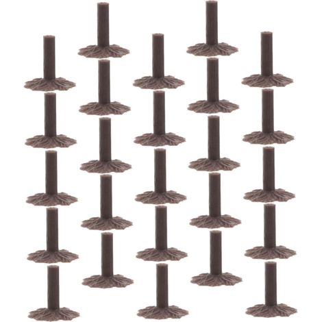 100pièces Support pour Faux Arbre Socle pour Arbres Miniatures Décor pour (1/5)
