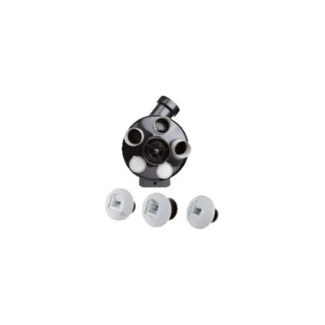 Kit Hygro A VMC simple flux hygroréglable PENTA ES + 3 bouches électriques - AXELAIR - KHAEST5160 (1/2)