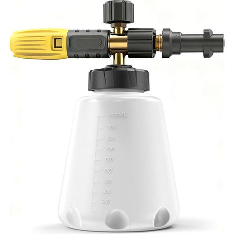 Snow Foam Lance For Pressure Washer K2 K3 K4 K5 K6 K7 Replacement Foam Cannon Connect and Wide Mouth Soap Dispenser Adjustable Nozzle (1/5)