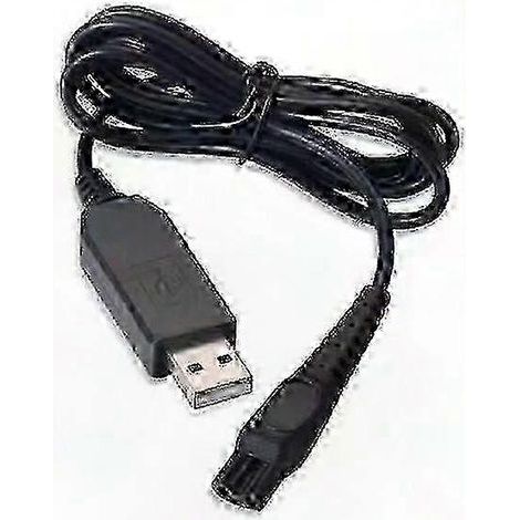 USB charging cable and power cord for Series 3000 shaver and trimmer (1/5)