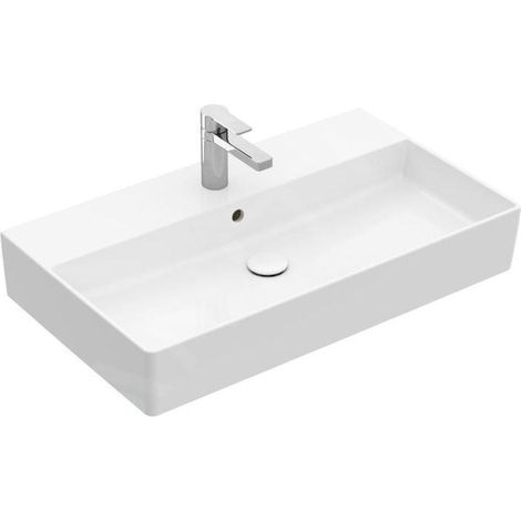 Villeroy & Boch Memento 2.0 lavabo mural, 1 trou pour robinet, (1/5)