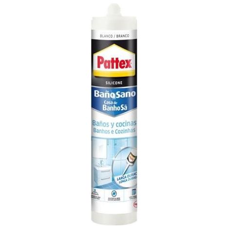 Sigillante silicone Pattex 1965748 impermeabile resistente muffa