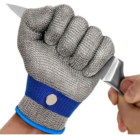 Guanti resistenti al taglio di classe 5, guanti protettivi ad alte prestazioni per uso alimentare, per tagliacarne, mandolini e ostriche da cucina per macellai (XL) (1/5)