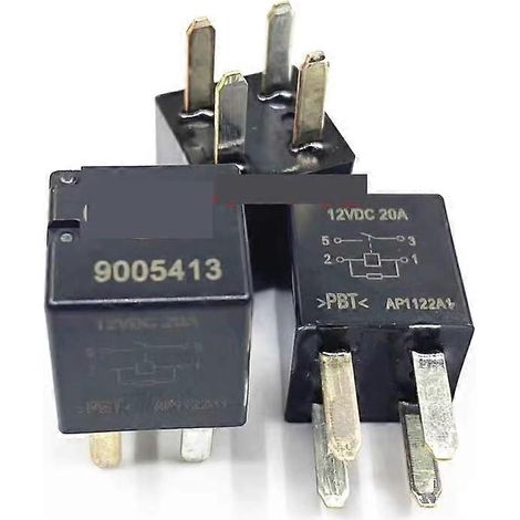 Compatible avec le relais automobile 4 broches 9005413, pièce de rechange pour relais automobile 12V, avec contrôle rapide du circuit. (1/5)