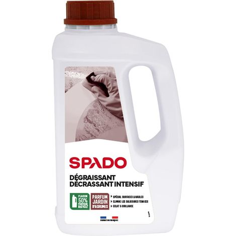 Dégraissant décrassant- Elimine les salissures - Tout les types de sols - Usage intérieur et extérieur - travaux, déménagement et gros nettoyages - Parfum agrume -1L -Fabriqué en France (1/5)