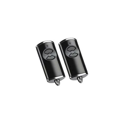 Lot de 2 télécommandes portables pour porte de garage, fréquence 868,3 MHz.