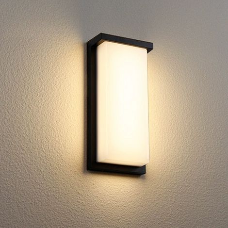 36W quadratische Außenwandleuchte, wasserdicht, für Balkon, Terrasse, Flur, Treppenhaus, LED, ultrahell, Hof, Eingang.
