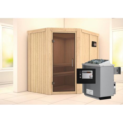 Carin Eck,9KW ext.Strg easy graphitfarbende Ganzglastür