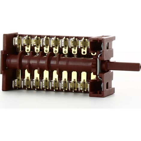 Commutateur four 890700 32016037 pour Four CONTINENTAL EDISON, DOMEOS, FAR, FRIONOR, HARROW, JETGAZ, OCEANIC, PROLINE, SABA, SHARP, VALBERG, WALTHAM