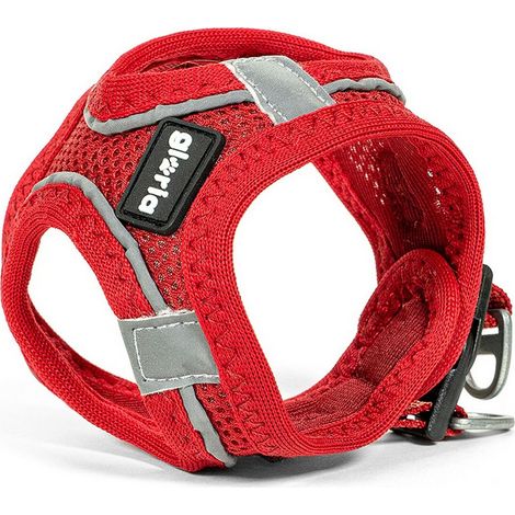 Imbracatura per Cani Gloria Air Mesh Trek Star Regolabile Rosso Taglia XXXS (18-20 cm) (1/4)