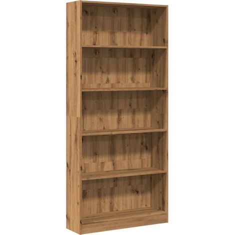 Maison Exclusive - Bibliothèque chêne artisanal 80x24x176 cm bois d'ingénierie