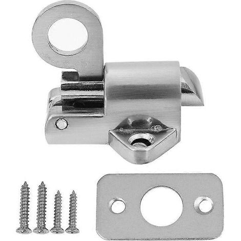 Verrou à ressort coulissant pour porte ou fenêtre, fermeture automatique, sécurité domestique (1/5)