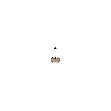 Ciondolo solange 1xe27 h.reg.xd.35cm rattan marron